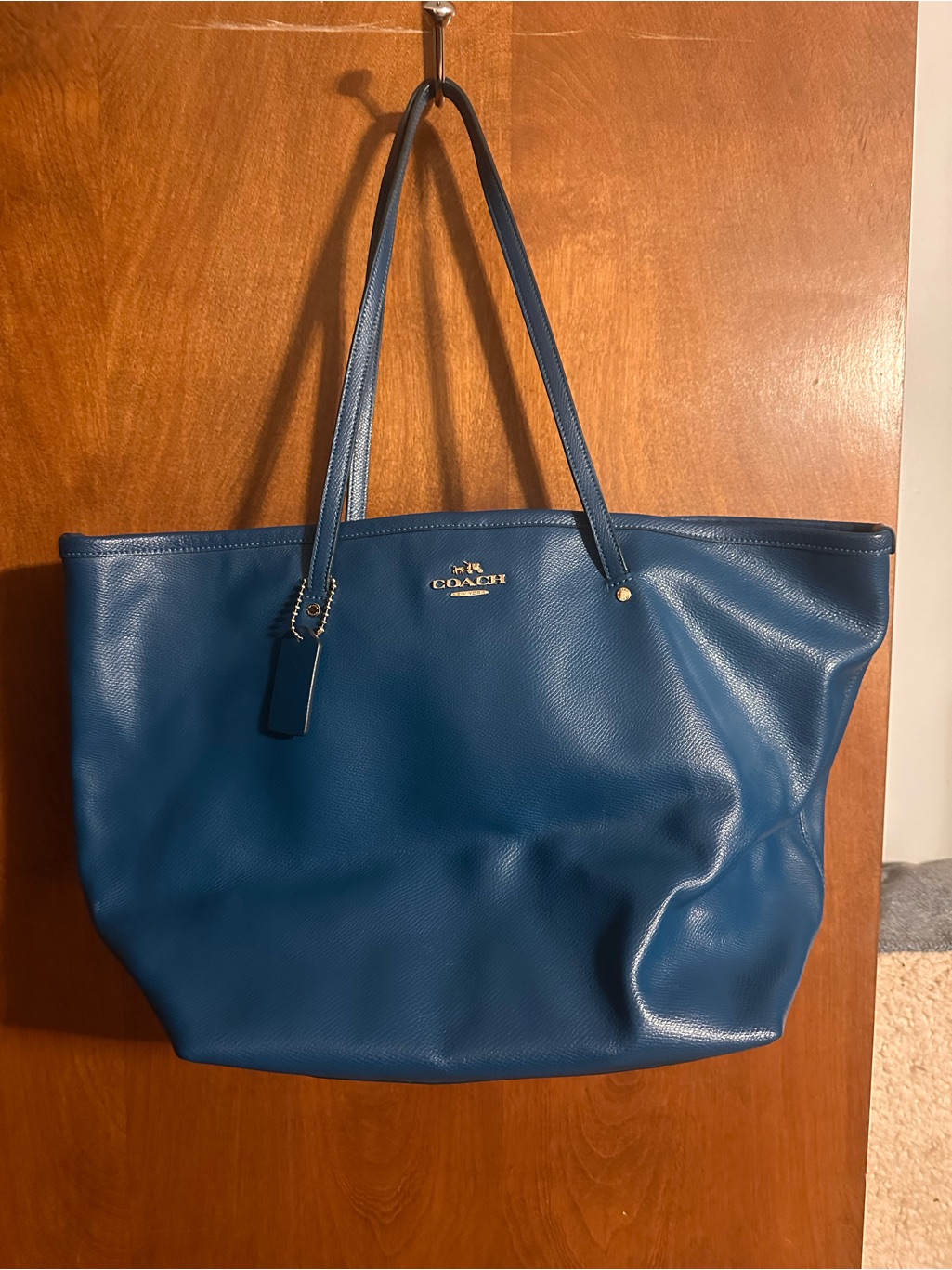 Coach Teal Blue Tote  Coach